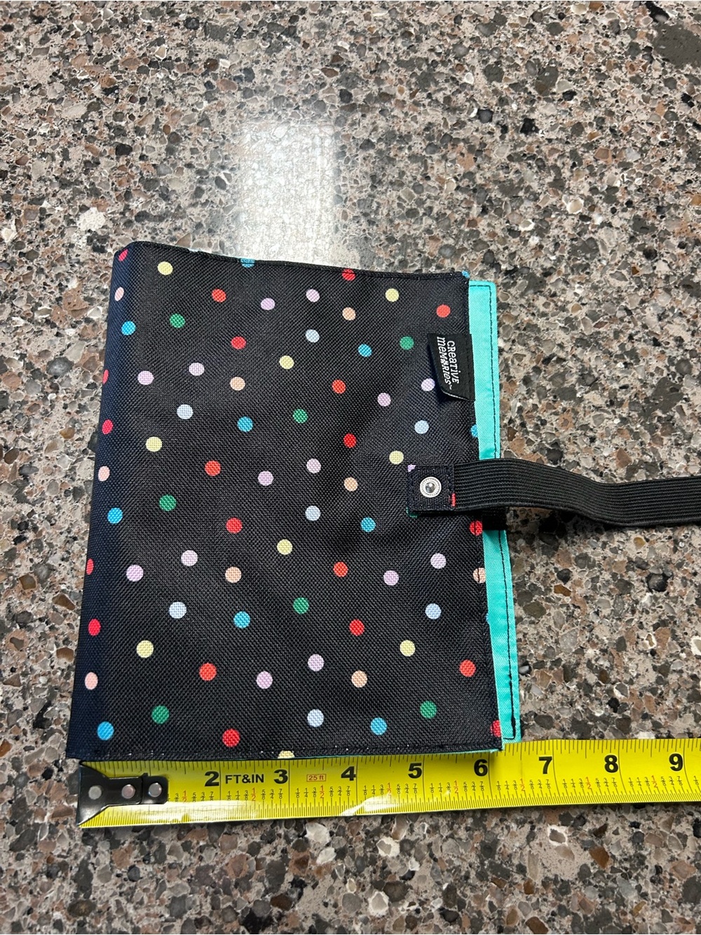 Creative Memories Polka Dot Roll-Up Marker case